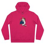 Sudadera con capucha King - Magenta - Camiseta «Es reiet»