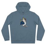 Sudadera con capucha King - Azul nordico - Camiseta «Es reiet»
