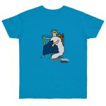 Camiseta punto liso - Azul atolon - Camiseta «Es reiet»