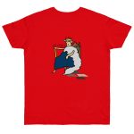 Camiseta punto liso - Rojo fuego - Camiseta «Es reiet»