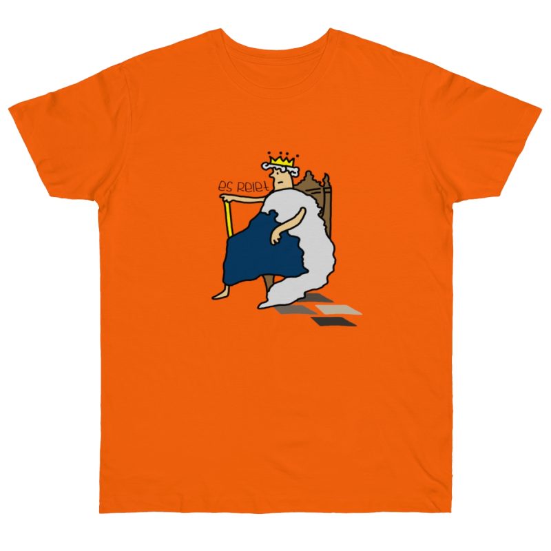 Camiseta punto liso - Naranja - Camiseta «Es reiet»
