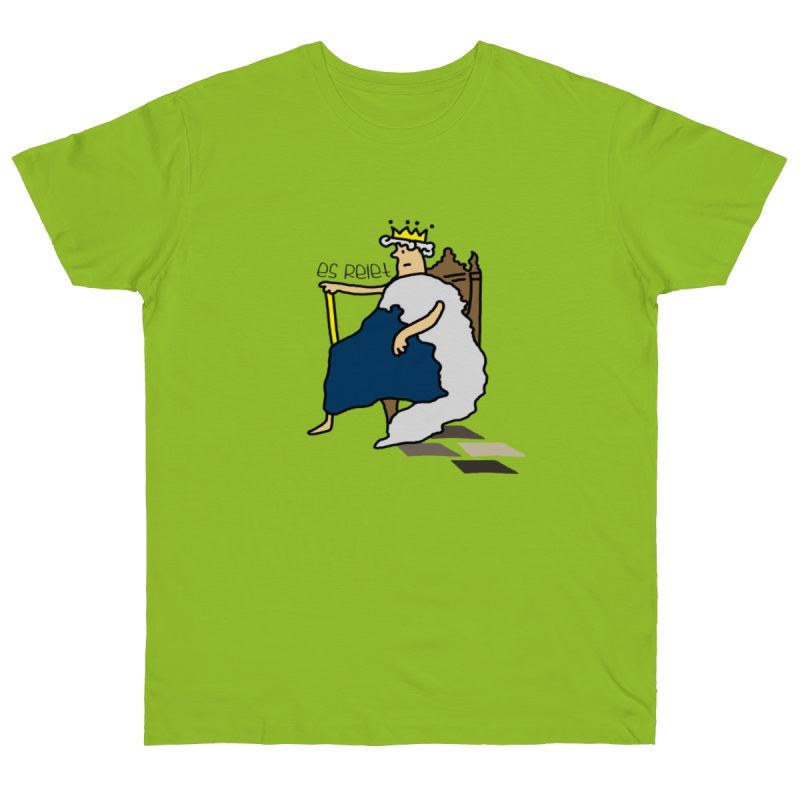 Camiseta punto liso - Verde orquidea - Camiseta «Es reiet»