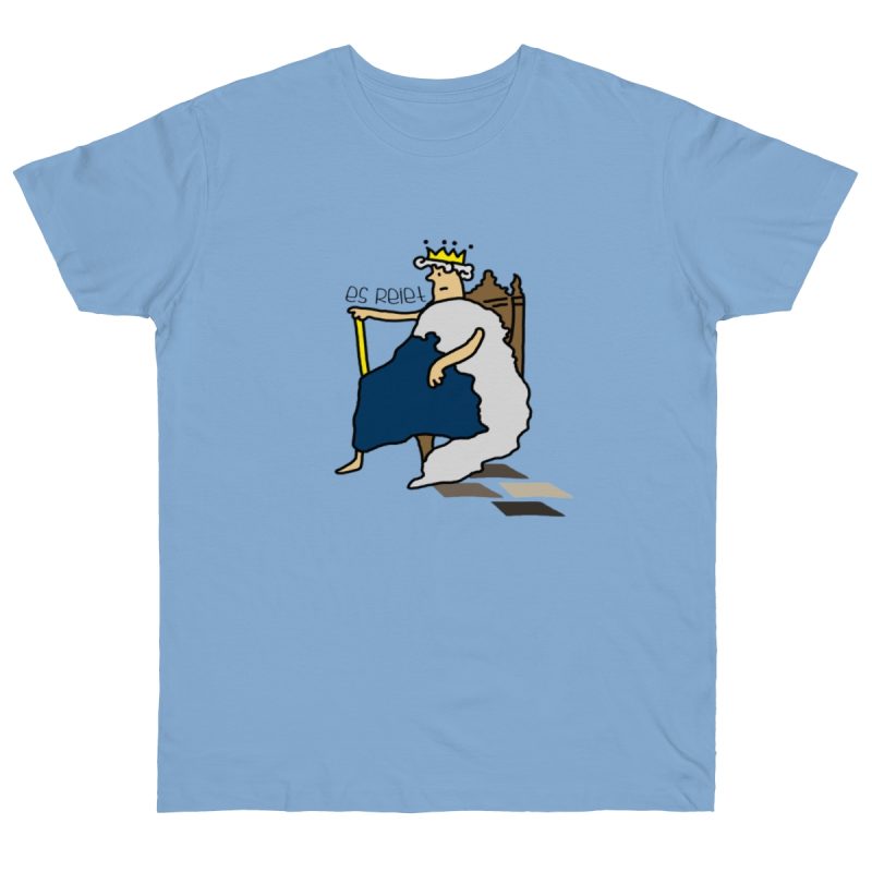 Camiseta punto liso - Azul cielo - Camiseta «Es reiet»