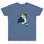 Camiseta punto liso - Azul vaquero - Camiseta «Es reiet»