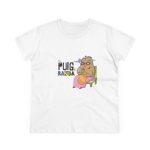 Camiseta mujer algodon medio - Blanco - Camiseta Es Puig de Randa