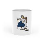 Taza con asa de corazon - Blanco - Camiseta «Es reiet»