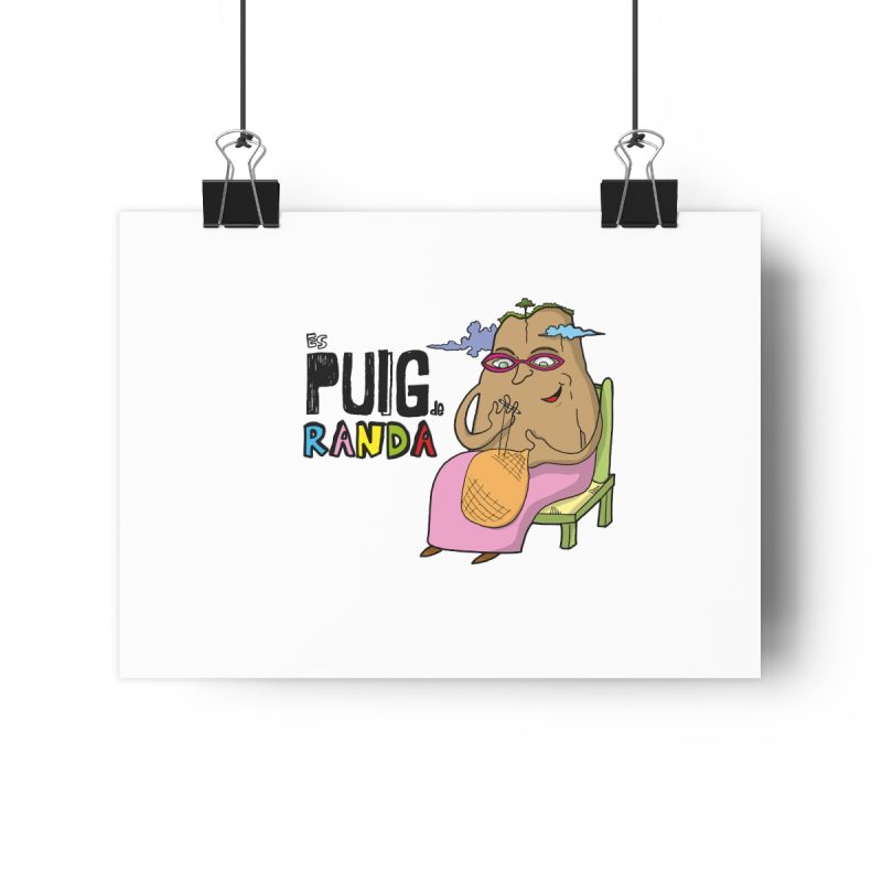 Lamina Giclee - Camiseta Es Puig de Randa Lamina Giclee - Camiseta Es Puig de Randa