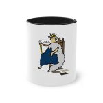 Taza bicolor - Negro - Camiseta «Es reiet»