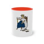 Taza bicolor - Rojo - Camiseta «Es reiet»