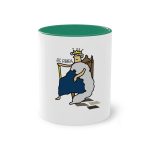 Taza bicolor - Verde oscuro - Camiseta «Es reiet»
