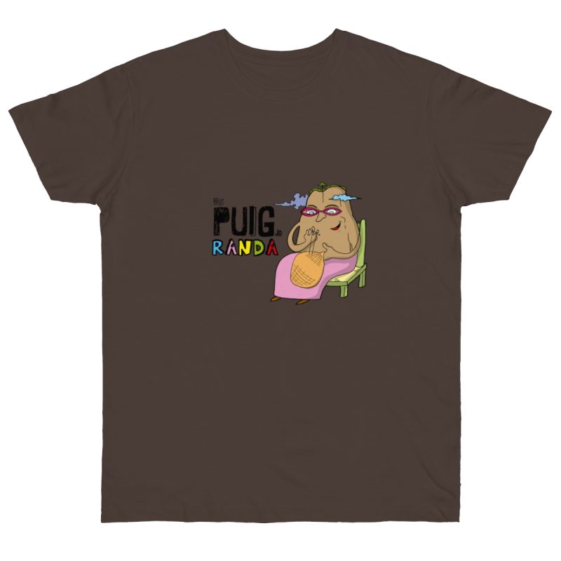 Camiseta punto liso - Marron oso - Camiseta Es Puig de Randa