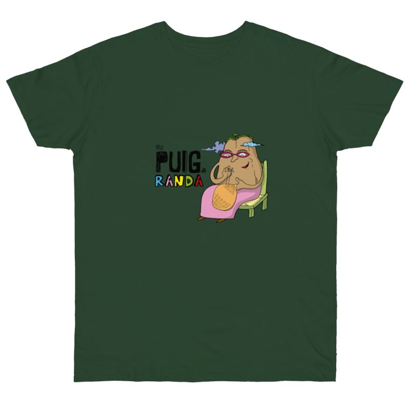 Camiseta punto liso - Verde botella - Camiseta Es Puig de Randa