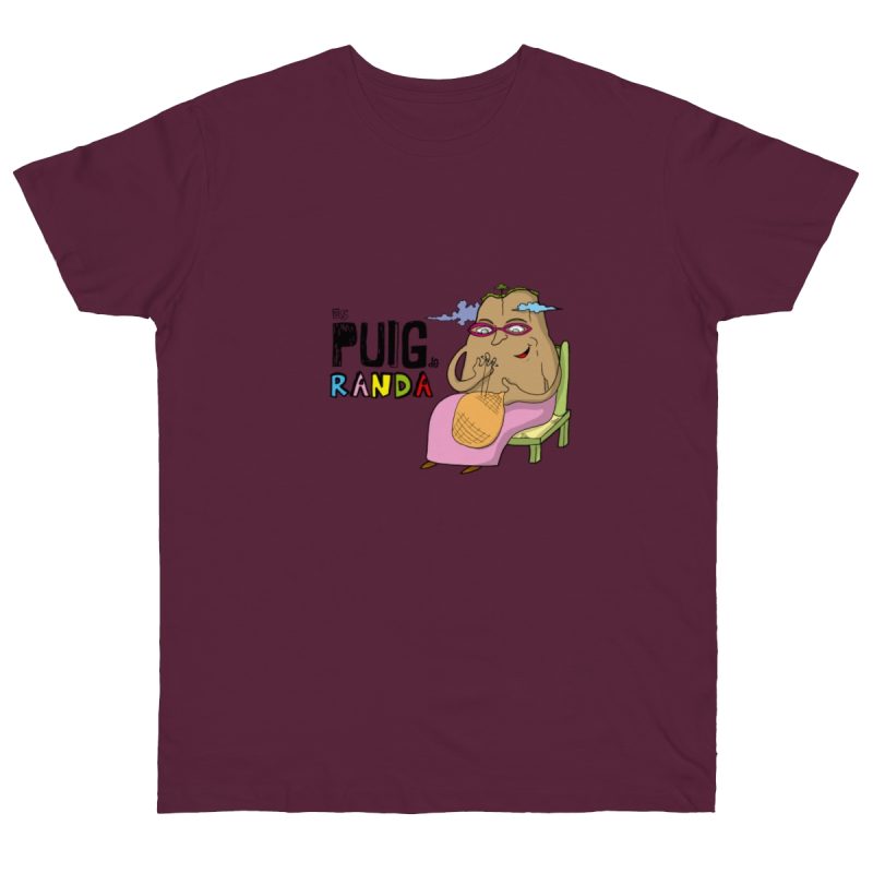 Camiseta punto liso - Burdeos - Camiseta Es Puig de Randa
