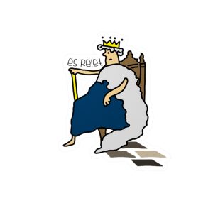Pegatinas de vinilo troqueladas - Camiseta «Es reiet»