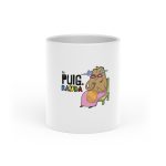 Taza con asa de corazon - Blanco - Camiseta Es Puig de Randa