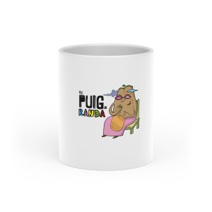 Taza con asa de corazon - Blanco - Camiseta Es Puig de Randa