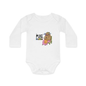 Body bebe manga larga organico - Blanco - Camiseta Es Puig de Randa