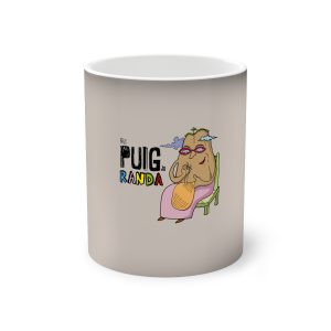 Taza magica que cambia de color - Negro - Camiseta Es Puig de Randa