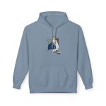 Sudadera Softstyle con capucha - Azul piedra - Camiseta «Es reiet»