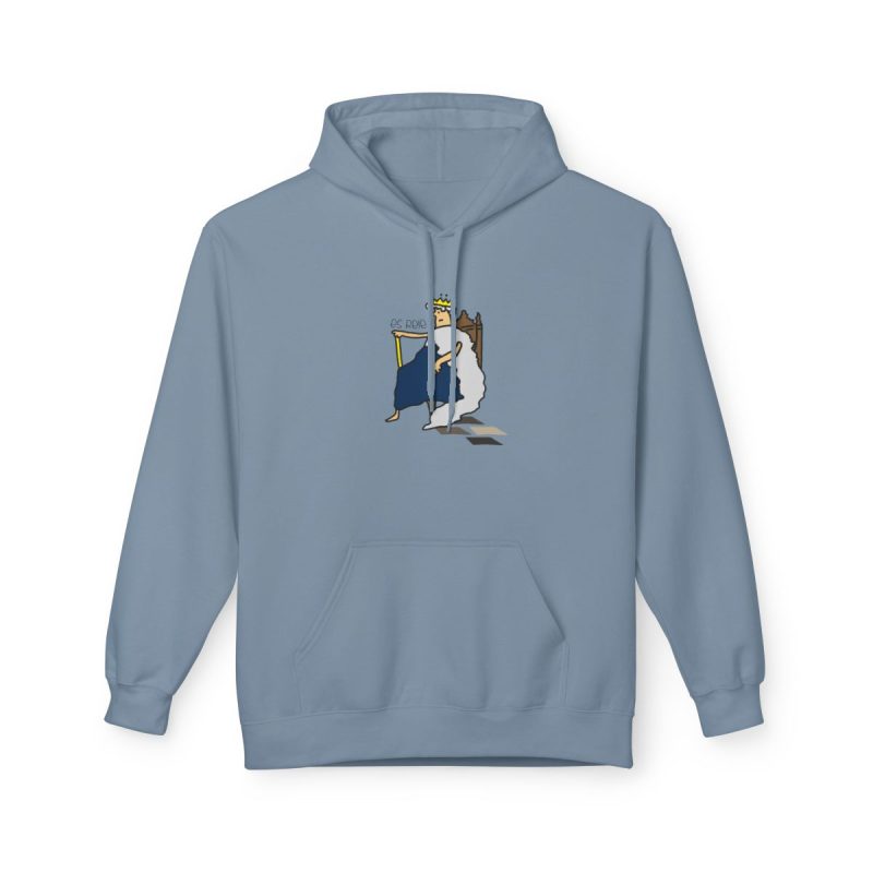 Sudadera Softstyle con capucha - Azul piedra - Camiseta «Es reiet»