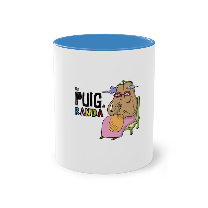 Taza bicolor - Azul claro - Camiseta Es Puig de Randa