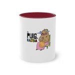 Taza bicolor - Granate - Camiseta Es Puig de Randa