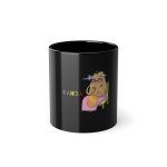 Taza negra 325 ml - Negro - Camiseta Es Puig de Randa