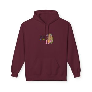 Sudadera Softstyle con capucha - Granate - Camiseta Es Puig de Randa