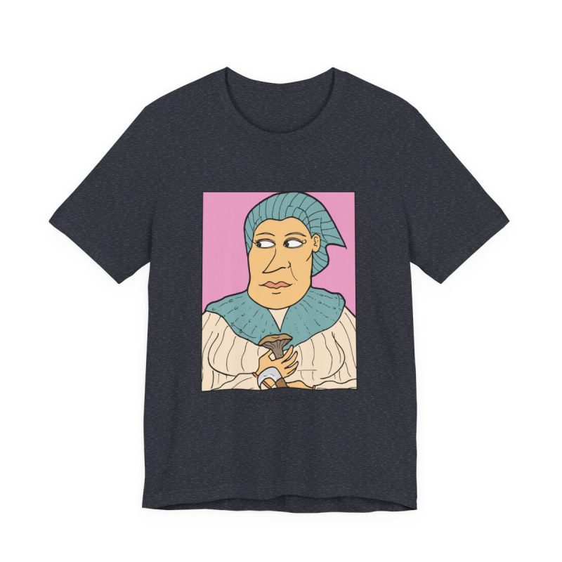 Camiseta jersey manga corta - Azul marino jaspeado - Esclata-sang