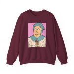Sudadera cuello redondo - Granate - Esclata-sang