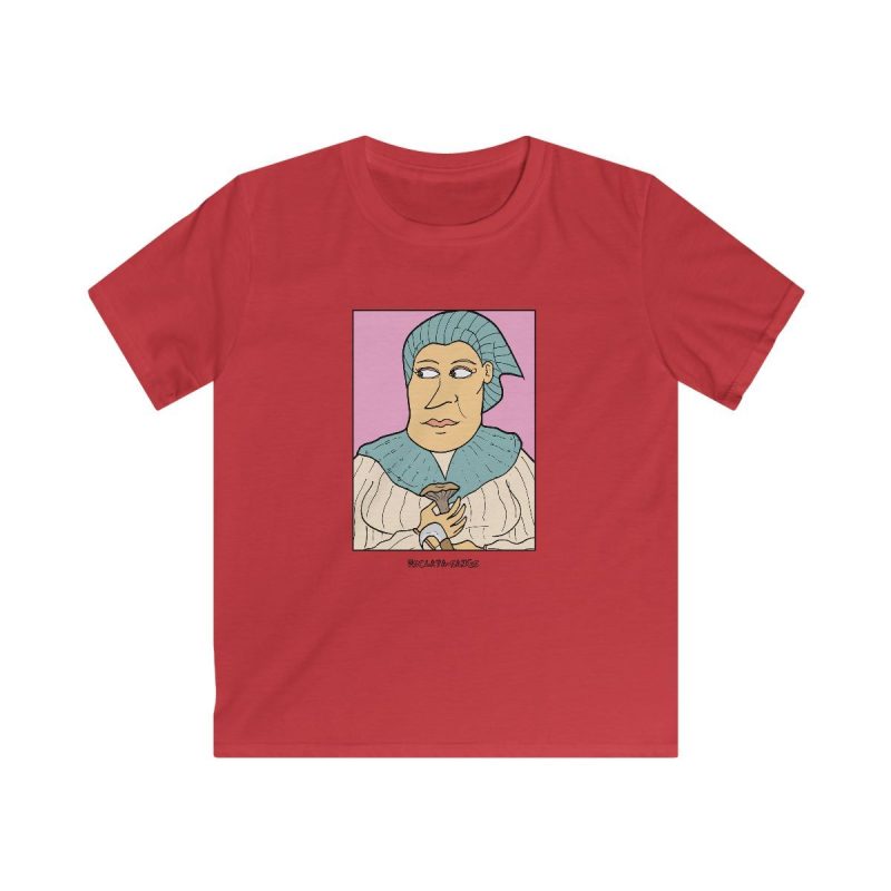 Camiseta infantil Softstyle - Rojo - Esclata-sang
