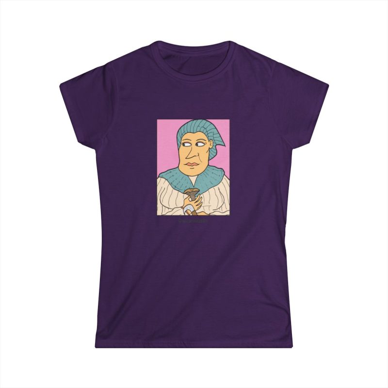Camiseta mujer Softstyle - Morado - Esclata-sang