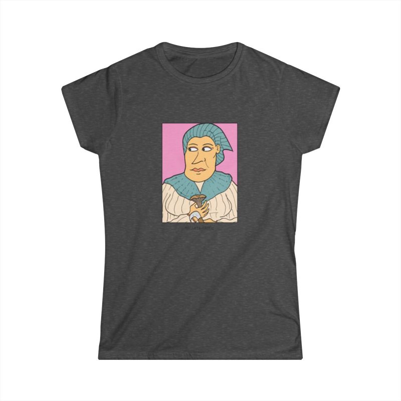 Camiseta mujer Softstyle - Gris oscuro jaspeado - Esclata-sang