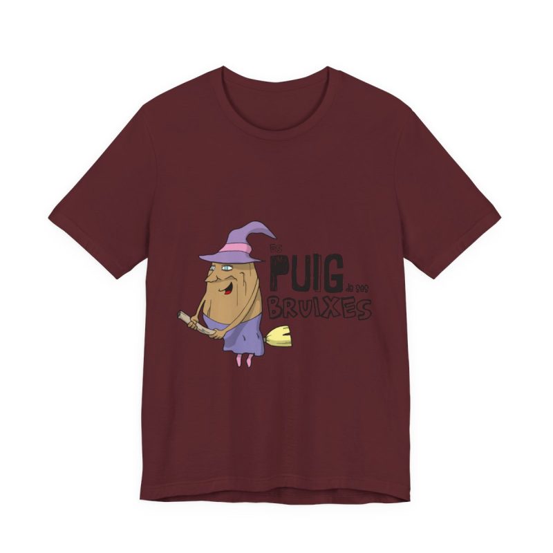 Camiseta jersey manga corta - Granate - Camiseta Puig de ses Bruixes