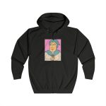 Sudadera con capucha y cremallera - Negro azabache - Esclata-sang Sudadera con capucha y cremallera - Negro azabache - Esclata-sang