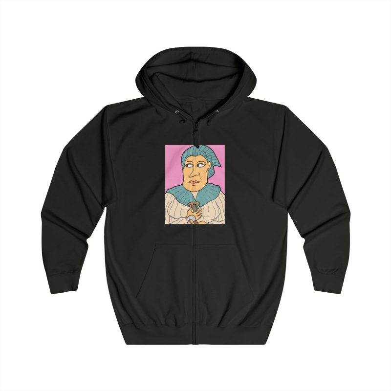 Sudadera con capucha y cremallera - Negro azabache - Esclata-sang