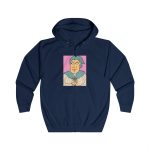 Sudadera con capucha y cremallera - Azul marino Oxford - Esclata-sang Sudadera con capucha y cremallera - Azul marino Oxford - Esclata-sang
