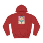 Sudadera universitaria - Rojo fuego - Esclata-sang