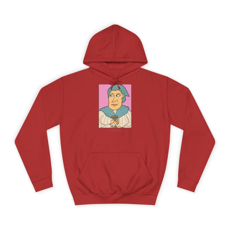 Sudadera universitaria - Rojo fuego - Esclata-sang
