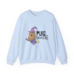 Sudadera cuello redondo - Azul claro - Camiseta Puig de ses Bruixes