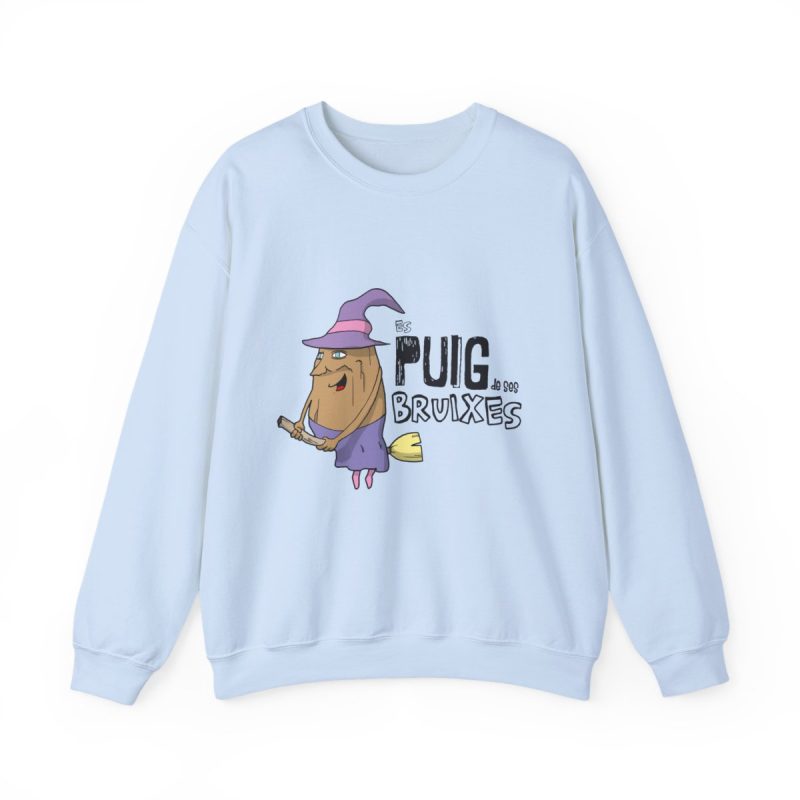 Sudadera cuello redondo - Azul claro - Camiseta Puig de ses Bruixes