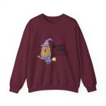 Sudadera cuello redondo - Granate - Camiseta Puig de ses Bruixes