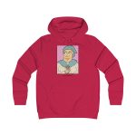 Sudadera universitaria mujer - Rojo fuego - Esclata-sang