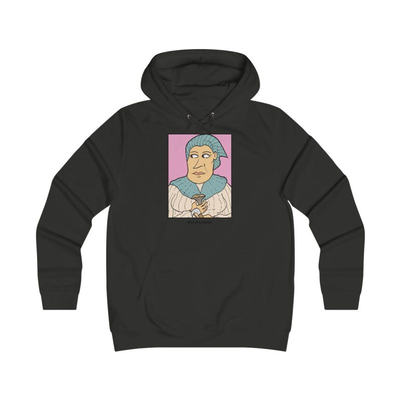 Sudadera universitaria mujer - Negro azabache - Esclata-sang
