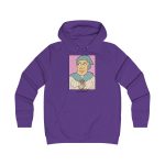 Sudadera universitaria mujer - Morado - Esclata-sang