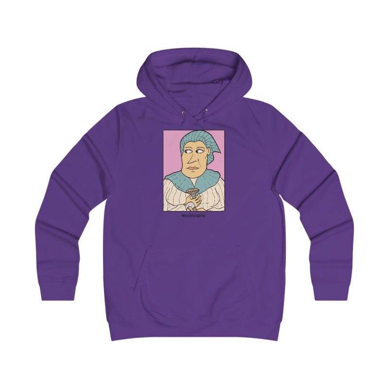 Sudadera universitaria mujer - Morado - Esclata-sang