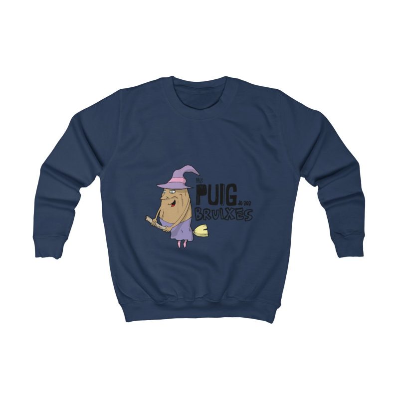 Sudadera infantil - Azul marino Oxford - Camiseta Puig de ses Bruixes
