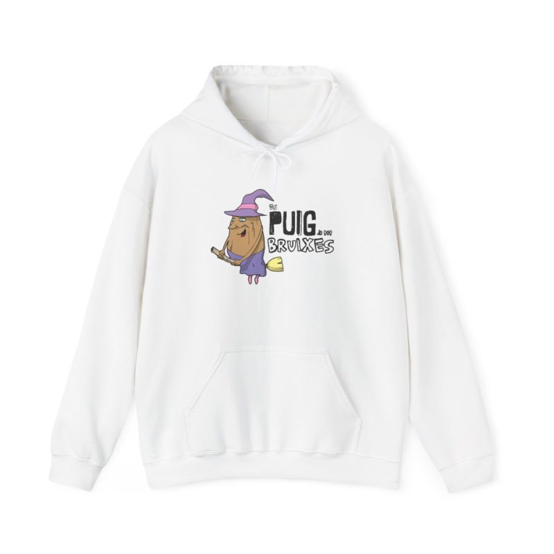 Sudadera con capucha - Blanco - Camiseta Puig de ses Bruixes