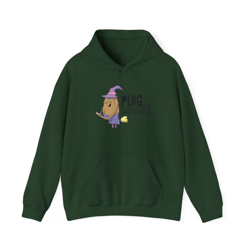 Sudadera con capucha - Verde bosque - Camiseta Puig de ses Bruixes