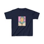 Camiseta infantil algodon grueso - Azul marino - Esclata-sang Camiseta infantil algodon grueso - Azul marino - Esclata-sang